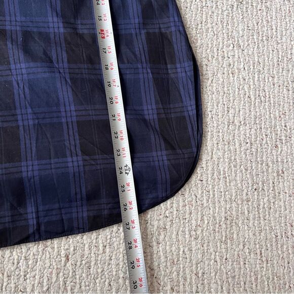 Tibi Off The Shoulder Plaid Tunic - Picture 7 of 13